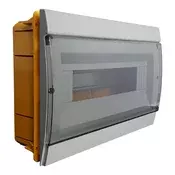 shumee Vgradna razdelilna omarica 12 modulov IP40 siva 970.12 ML 0995