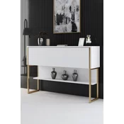 Aberto Design Komoda Luxe 120x80x30cm Zlatno-Bela