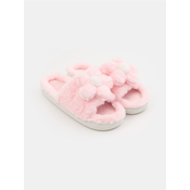 Sinsay - Papuce sa veštackim krznom - pastelno roze