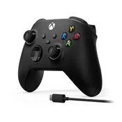 Microsoft Xbox Series X/S bežicni/Bluetooth gamepad + USB-C kabel – crna