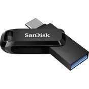 SanDisk Ultra Dual Drive Go/64GB/USB 3.1/USB-A + USB-C/Črna