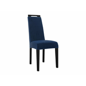 Stol Sparks 199 (Magic Velvet 2216) Modra, Črna, 100x39x59cm, Blago, Les, Les