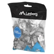 Lanberg Lanberg PLS-5000EZ RJ-45 povezovalec, sivo, Cat5e, F/UTP, 100 kosov v pakiranju, hitro pošiljanje 24 ur