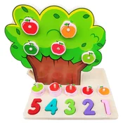 shumee Lesena Puzzle steza z avtomobilčki, tobogan s številkami in 3 v 1