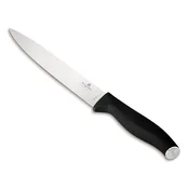 Nož za rezanje rezin črno-srebrn 20cm 55605