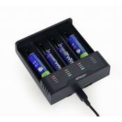 BC-USB-02 Gembird brzi punjac Ni-MH + Li-ion baterija AAA / R03, AA / R6, 10440, 14500,14650,16340..