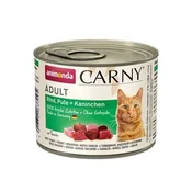 Animonda cons. cat CARNY Adult govedina/turčija/rabelj 200g
