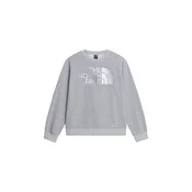 THE NORTH FACE Majica ESSENTIAL SIMPLE DOME pegasto siva/off-bela
