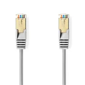 Nedis omrežni kabel CAT5e | SF/UTP | RJ45 moški | RJ45 moški | 3,00 m | Okrogla | PVC | Siva | Plastična vrečka