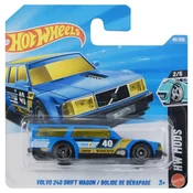Hot Wheels: Volvo 240 Drift Wagon/Drifting Avto Modre Barve 1/64 - Mattel