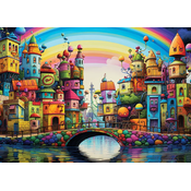 Yazz - Puzzle Mavrično mesto - 1 000 kosov