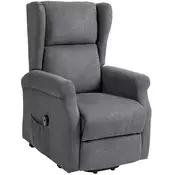 Homestar Električni naslanjač z dvigalno funkcijo 74x94x111 cm siva