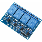 YUNIQUE GREEN-CLEAN 1 Kos 4 Kanal 4 Kanal DC 5V Rele modul z optičnim parnikom za UNO R3 Mega 1280 DSP Arm PIC AVR Malina Pi