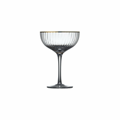 Komplet 4 kozarcev za koktajle z zlatim robom Lyngby Glas Palermo, 315 ml