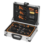 Komplet orodja 90kos v aluminijastem kovčku 67846