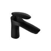 Mexen Lily pipe umivalnik, črna - 73600-70