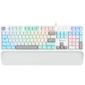 A4Tech Mehanska tipkovnica BLOODY S525N Icy White BLMS Red