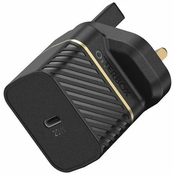 OTTERBOX UK WALL CHARGER 20W 1X/USB-C 20W USB-PD BLACK - PROPACK (78-81216)