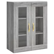 MAISON CHIC Stenska omarica - Zidna omarica siva sonoma 69,5x34x90 cm iu152, (22062769)