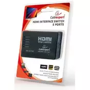 DSW-HDMI-53 Gembird HDMI interface SWITCH, 5ports, remote