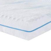Vidaxl Vzmetnica Srednje trdo 90 x 200 cm Bela