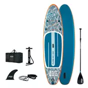 SUP deska PURE AIR Tropic 106 by Aqua Marina - All Around - 7.8 kg - 320 cm - 81 cm - 15 cm - Drop Stitch Light - Enoslojna (Single Layer) - 15 psi - 140 kg - nahrbtnik - Različne vodne pogoje