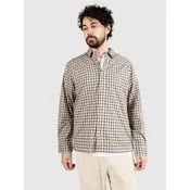 Redefined Rebel RRDavis Boxy Fit Shirt offwhite check