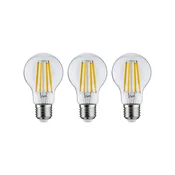 Paulmann LED-žarnica E27 4 W 840 lm 3000 K, 3 kos - jasno - Steklo