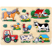 Legler Kmetija z majhnimi nogami za vstavljanje puzzle