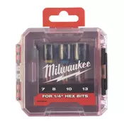MILWAUKEE 4-delni set vijačnih nastavkov SHOCKWAVE 4932492445