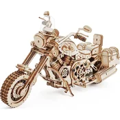 Robotime Rokr 3D lesena sestavljanka Cruiser Motorcycle 420 kosov