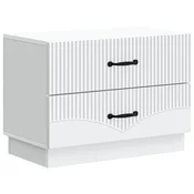 Nocni ormar Bijela 62 x 34,5 x 44,5 cm Konstruirano drvo