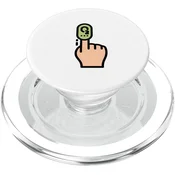 slomart PopSockets PopGrip za MagSafe - z motivom Pulsoximeter Blutsauerstoffsättigung