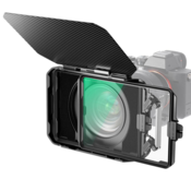K&F Matte box kit:5pcs Adapter Rings(67/72/77/82/95mm)+1pc Black Mist 1/4 Square filter+2 pcs of 4*5