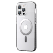 Kingxbar Kingxbar PQY Ice Crystal Series magnetno ohišje iPhone 14 MagSafe sivo
