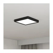 Eglo 901303-LED Stropna svetilka FUEVA LED/10,5W/230V 2700/4000/6500K 22x22cm črna