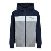 Jack & Jones Junior Prehodna jakna RUSH, modra, siva