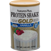 Natures Plus Protein Shake Gold vanilija - 468 g