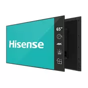 HISENSE 65 65DM66D 4K UHD 500 nita Digital Signage Display - 24/7 Operation