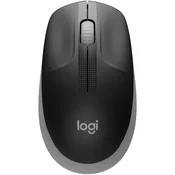 LOGITECH M190 Full-size wireless mouse - MID GREY - 2.4GHZ - EMEA - M190 ( 910-005906 )
