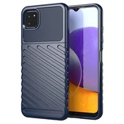 HURTEL Thunder Case fleksibilna oklepna torbica za Samsung Galaxy A22 5G modra
