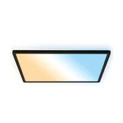 B.K. Licht LED-panel Shallow Remote CCT, 42 x 42 cm, črn, osvetlitev ozadja - Študija/pisarna - črna mat - Plastika