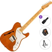 Fender Squier Classic Vibe 60s Telecaster Thinline Basic SET Natural Električna kitara