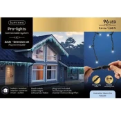 Novogodišnja Led rasveta Pro-lights Icicle toplo bele 96 led Steady Lumineo 493713