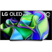 LG OLED83C31LA OLED 4K Ultra HD TV, HDR, webOS ThinQ AI SMART TV, 210 cm