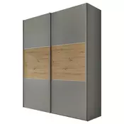 Ormar Sa Kliznim Vratima Includo 167/222/68 cm siva, hrast artisan