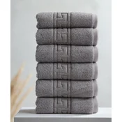 Lessentiel Maison Set peškira za ruke, 6 komada, Sivi