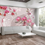 Foto tapeta - Flight of pink orchids 350x245