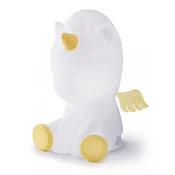 shumee Bigben Luminus LED nočna lučka z brezžičnim Bluetooth zvočnikom - Unicorn Gold Limited Edition