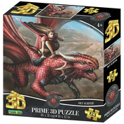 Prime 3D PRIME Dragon Rider 3D sestavljanka 63 kosov
